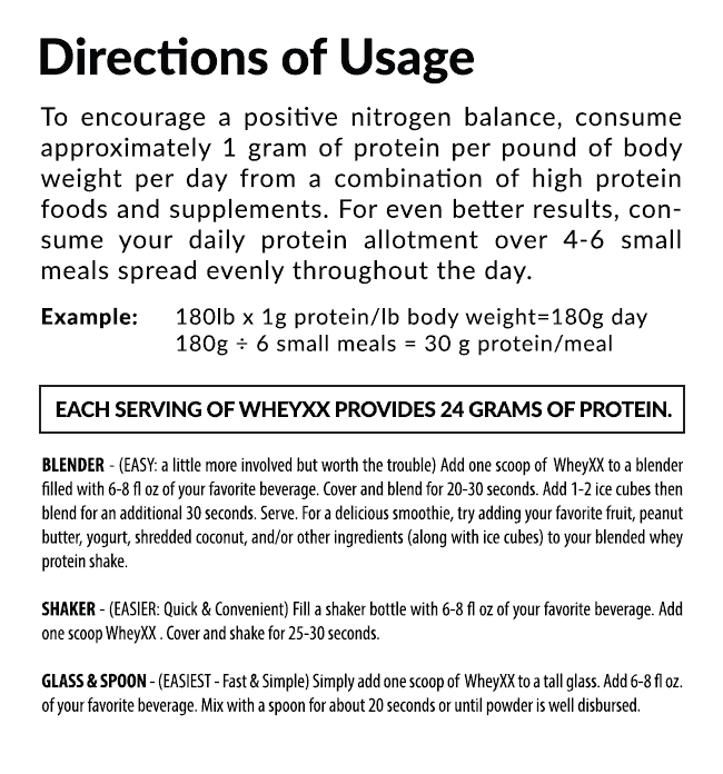 WHEYXX Whey Protein Powder Supplement Vaxxen Labs, Inc.