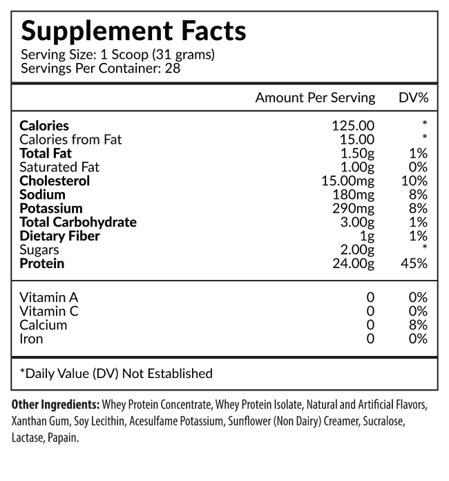 Non Dairy Creamer Nutrition Facts Blog Dandk